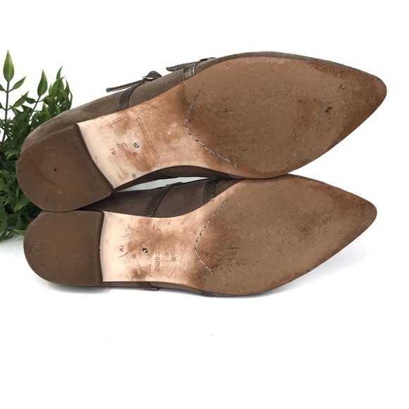 ANTHRO CORSO COMO Mince Caged Suede Ballet Flat 7 - Picture 5 of 9